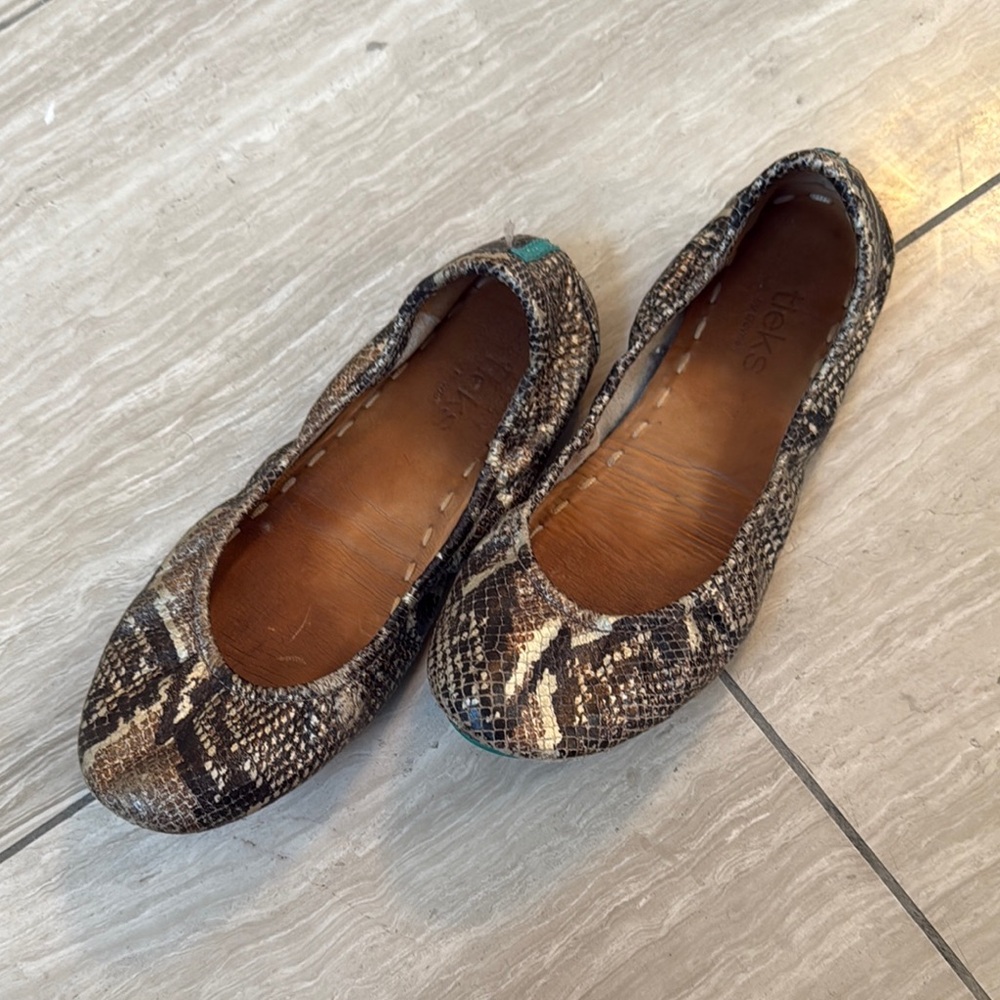 Tieks Snakeskin Ballet Flats